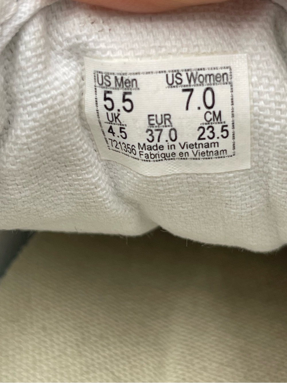 VANS Old Skool Platform White Shoes Women’s Size 7 Unisex Skate Sneakers Casual - Picture 9 of 13